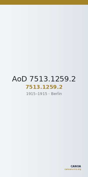AoD 7513.1259.2 — CANOA
