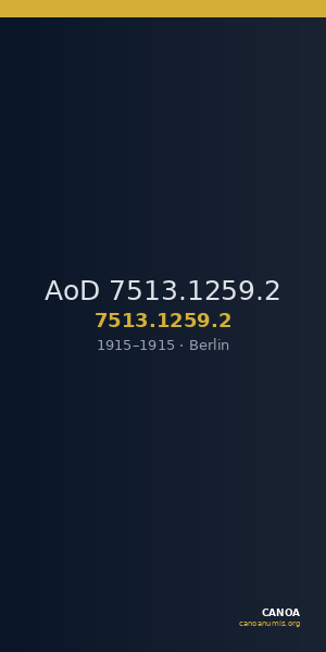 AoD 7513.1259.2 — CANOA