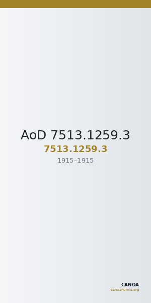 AoD 7513.1259.3 — CANOA