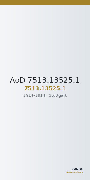 AoD 7513.13525.1 — CANOA