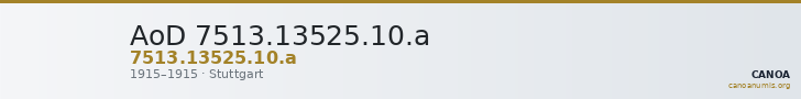 AoD 7513.13525.10.a — CANOA
