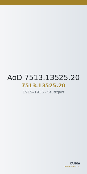 AoD 7513.13525.20 — CANOA