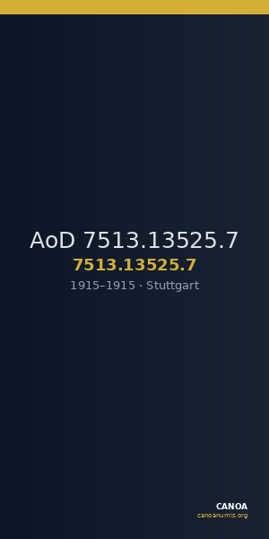 AoD 7513.13525.7 — CANOA