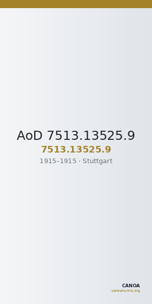 AoD 7513.13525.9 — CANOA