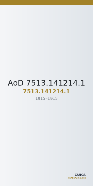 AoD 7513.141214.1 — CANOA