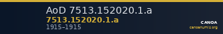 AoD 7513.152020.1.a — CANOA