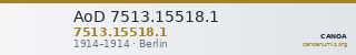 AoD 7513.15518.1 — CANOA