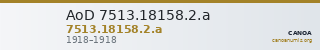 AoD 7513.18158.2.a — CANOA