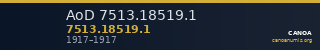 AoD 7513.18519.1 — CANOA