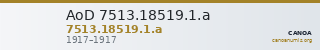 AoD 7513.18519.1.a — CANOA