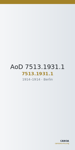 AoD 7513.1931.1 — CANOA