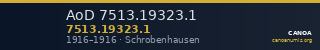 AoD 7513.19323.1 — CANOA