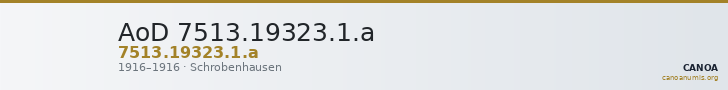 AoD 7513.19323.1.a — CANOA