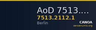 AoD 7513.2112.1 — CANOA