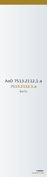 AoD 7513.2112.1.a — CANOA