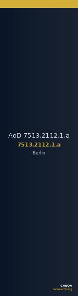 AoD 7513.2112.1.a — CANOA