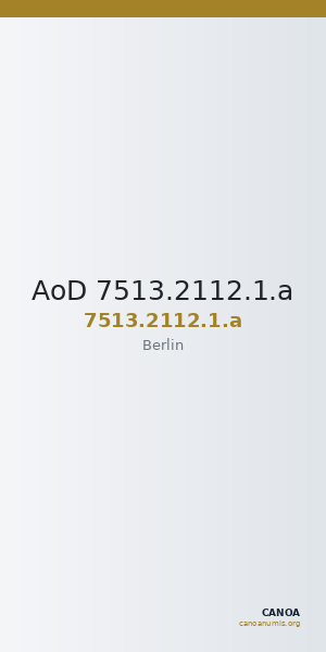 AoD 7513.2112.1.a — CANOA