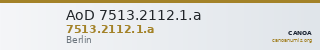 AoD 7513.2112.1.a — CANOA
