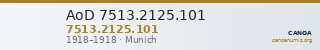 AoD 7513.2125.101 — CANOA