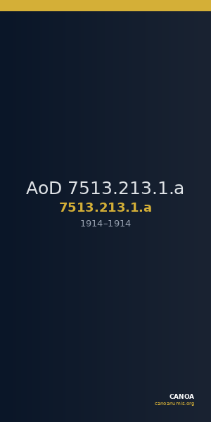 AoD 7513.213.1.a — CANOA