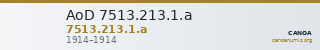 AoD 7513.213.1.a — CANOA