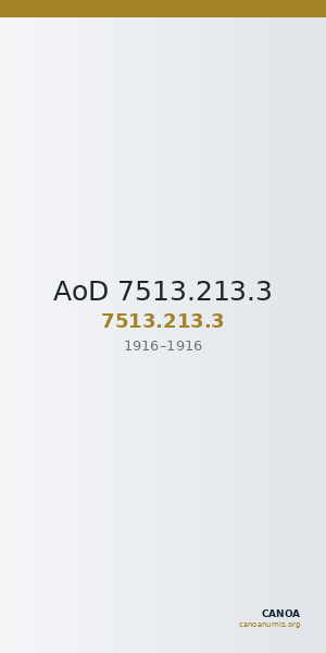 AoD 7513.213.3 — CANOA