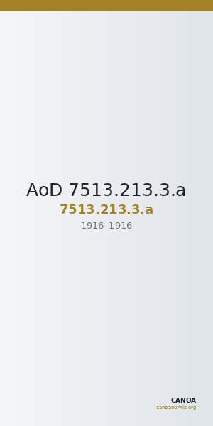 AoD 7513.213.3.a — CANOA