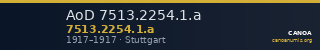 AoD 7513.2254.1.a — CANOA