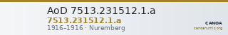 AoD 7513.231512.1.a — CANOA