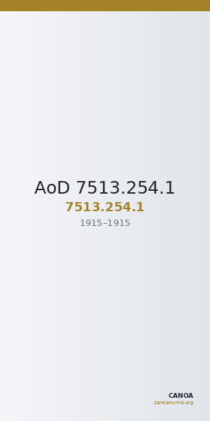 AoD 7513.254.1 — CANOA