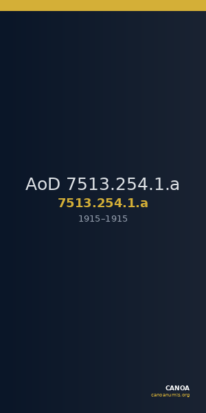 AoD 7513.254.1.a — CANOA