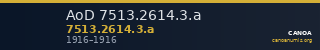 AoD 7513.2614.3.a — CANOA