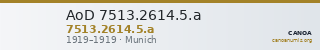 AoD 7513.2614.5.a — CANOA