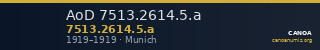 AoD 7513.2614.5.a — CANOA