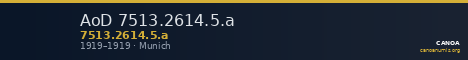 AoD 7513.2614.5.a — CANOA
