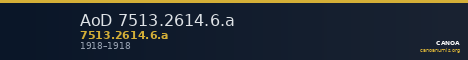 AoD 7513.2614.6.a — CANOA