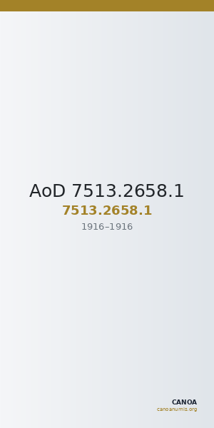 AoD 7513.2658.1 — CANOA