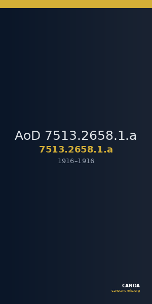 AoD 7513.2658.1.a — CANOA