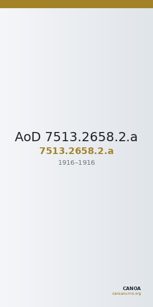 AoD 7513.2658.2.a — CANOA