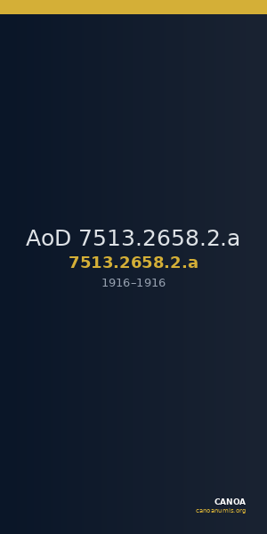 AoD 7513.2658.2.a — CANOA