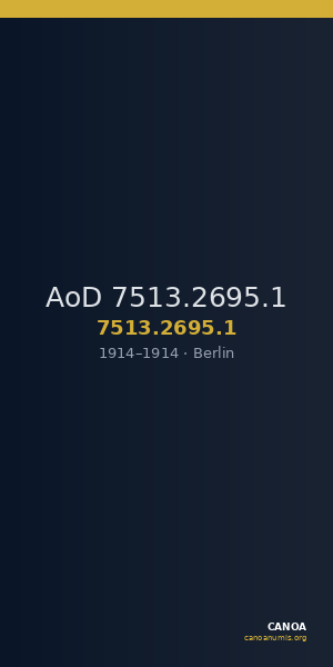 AoD 7513.2695.1 — CANOA