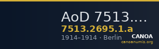 AoD 7513.2695.1.a — CANOA