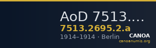 AoD 7513.2695.2.a — CANOA