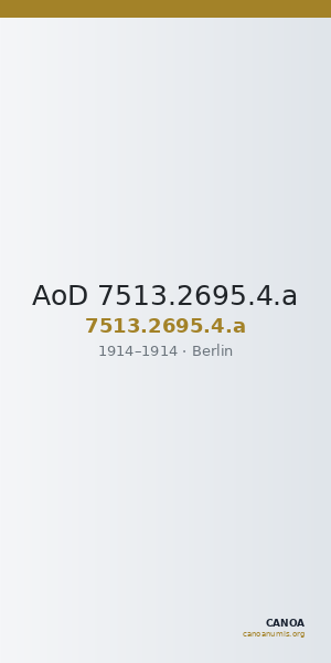 AoD 7513.2695.4.a — CANOA