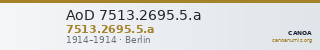 AoD 7513.2695.5.a — CANOA