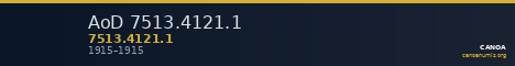 AoD 7513.4121.1 — CANOA