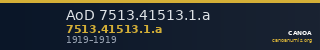 AoD 7513.41513.1.a — CANOA