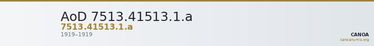 AoD 7513.41513.1.a — CANOA