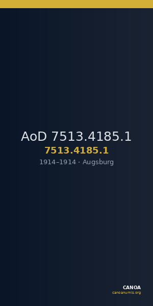 AoD 7513.4185.1 — CANOA