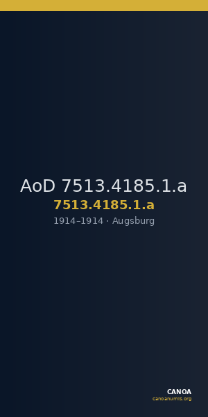 AoD 7513.4185.1.a — CANOA
